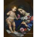 Santa Mary Church Figures Canvas Painting Arts avec cadre